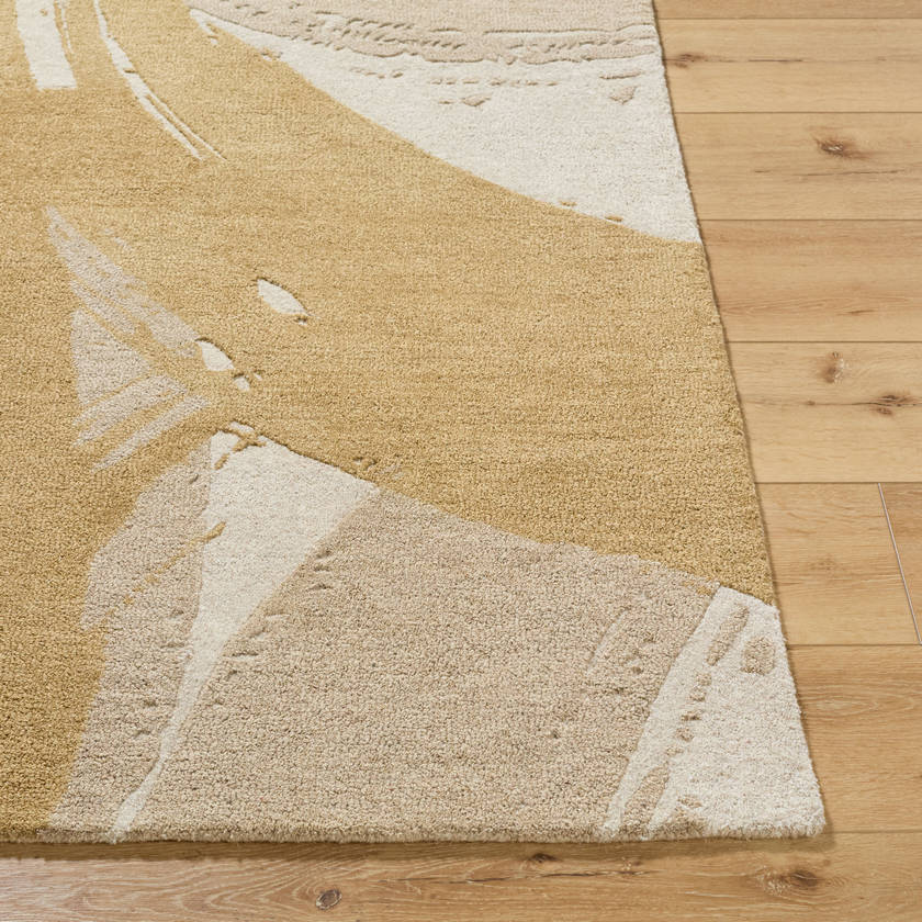 Basilio Modern Camel Area Rug