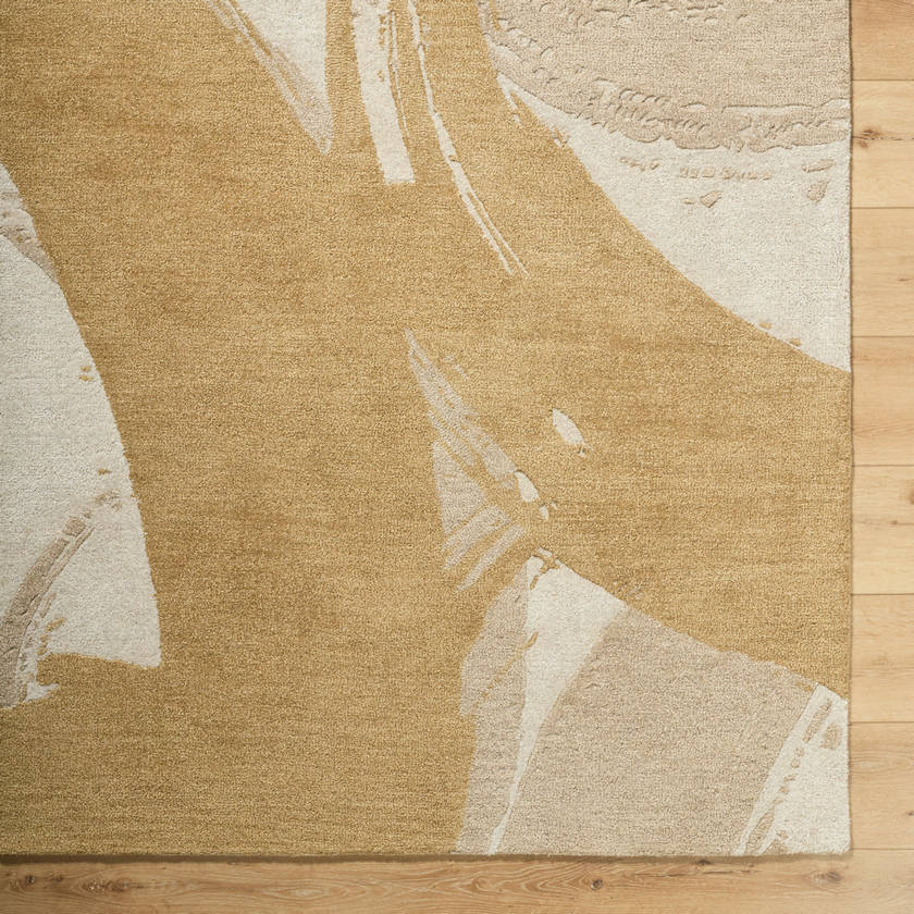 Basilio Modern Camel Area Rug
