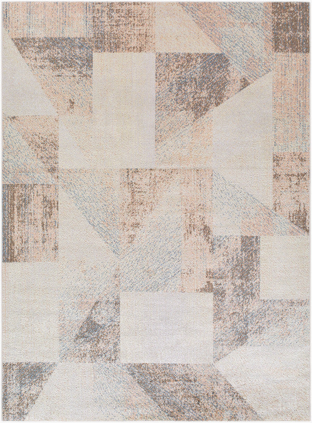 Terrell Modern Beige/Taupe Washable Area Rug