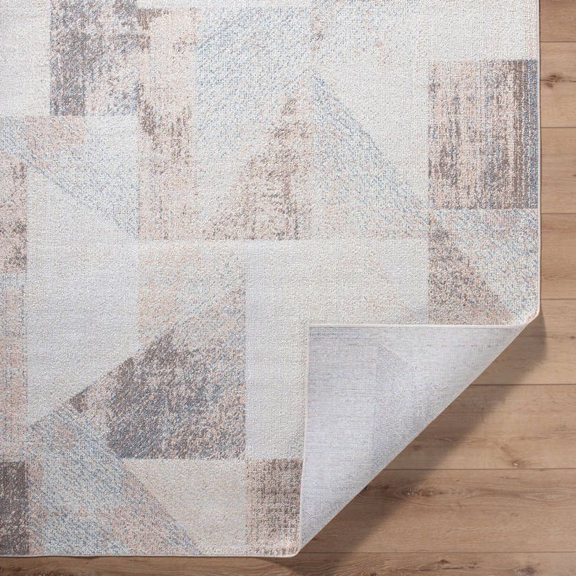 Terrell Modern Beige/Taupe Washable Area Rug