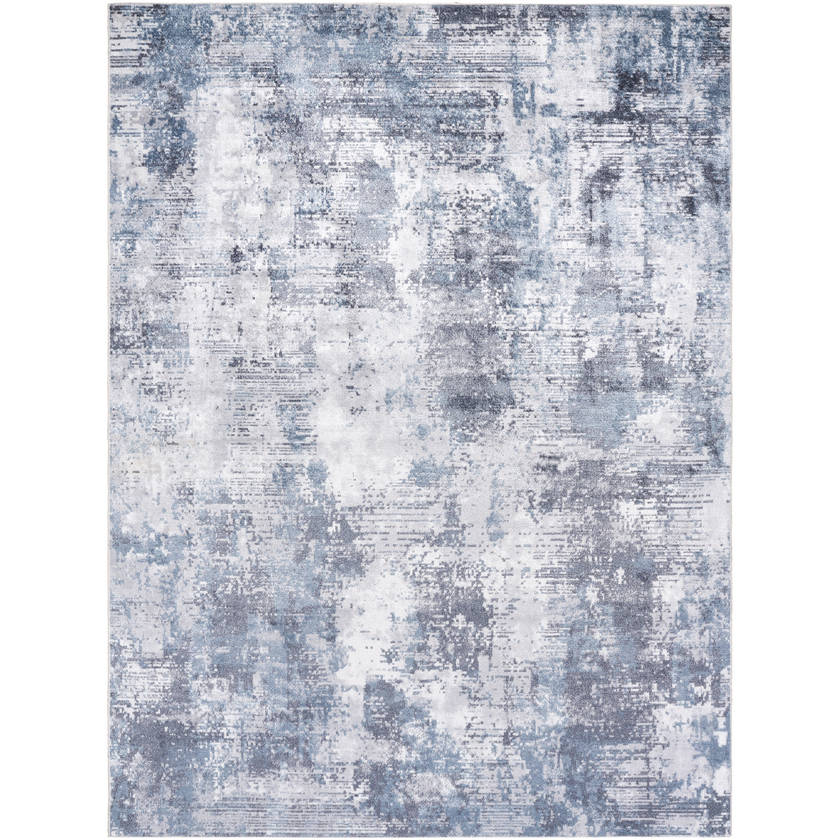 Kamron Modern Slate Washable Area Rug