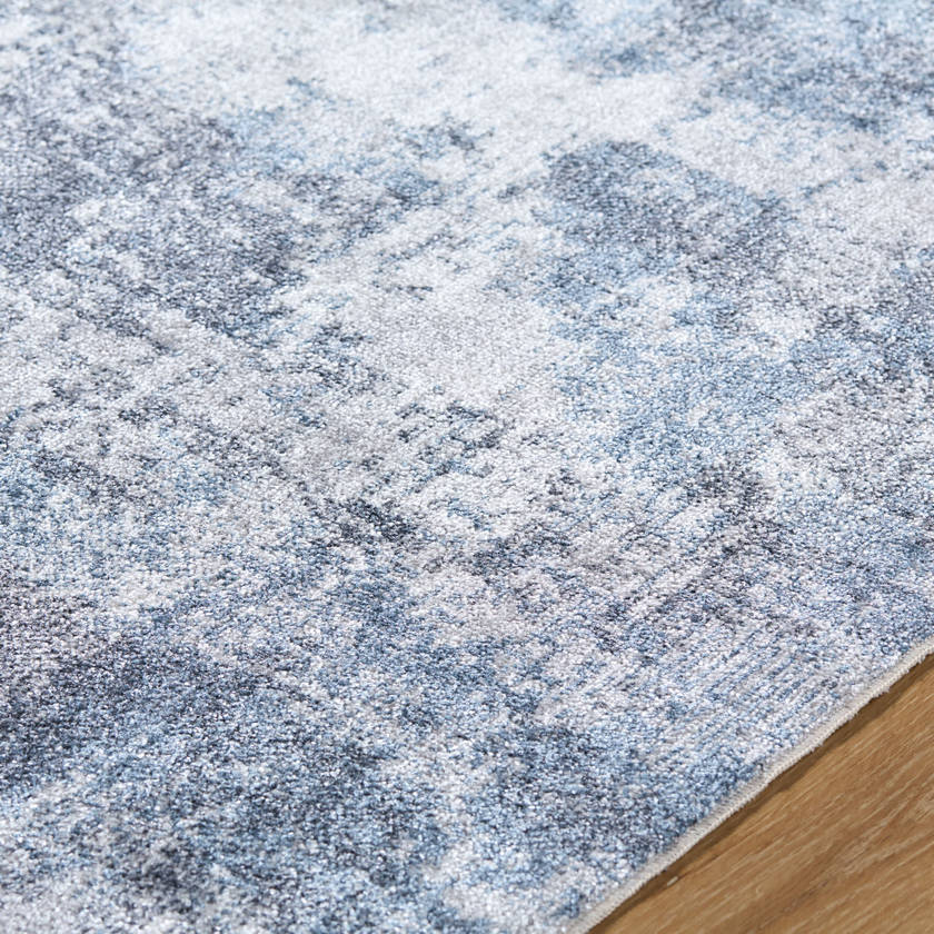 Kamron Modern Slate Washable Area Rug