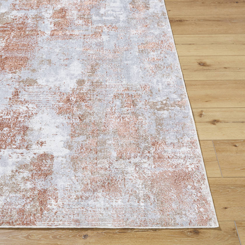 Kamron Modern Desert Tan Washable Area Rug