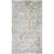 Elkhorn Traditional Silver Washable Area Rug