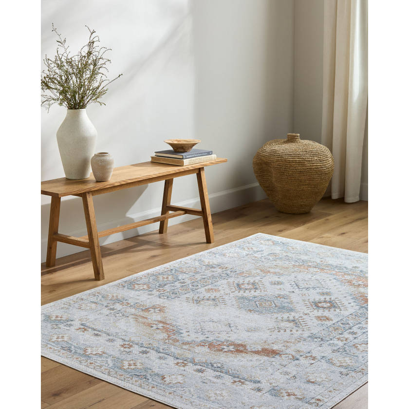 Stephen Traditional Ash Washable Area Rug