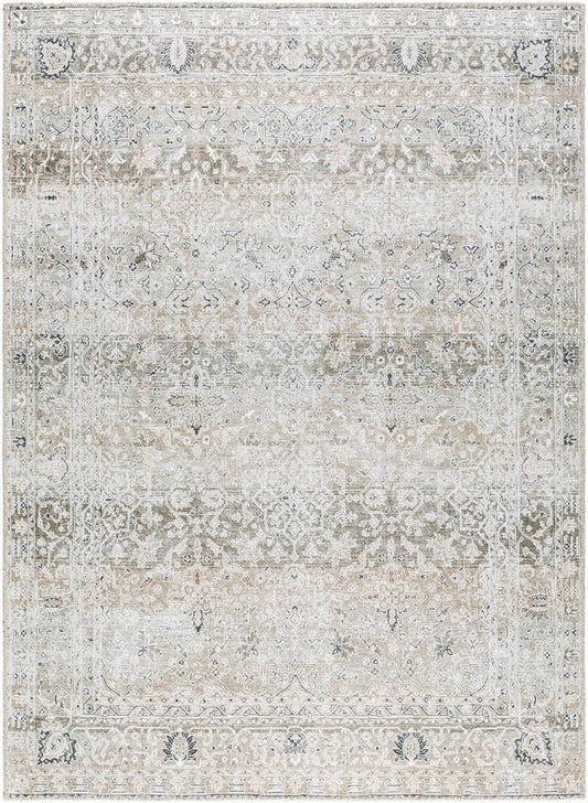 Rainier Traditional Brown Washable Area Rug - Our PNW Home x Livabliss