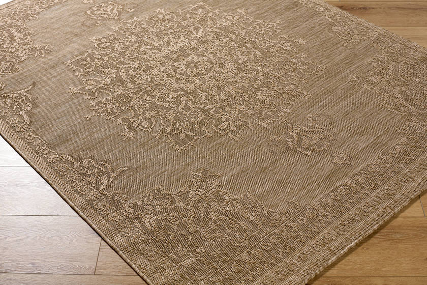 Andre Traditional Medium Brown Area Rug