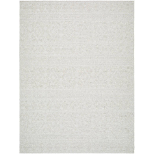 Teaira Modern Light Silver Area Rug