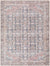 Sahra Traditional Brown/Blue Washable Area Rug