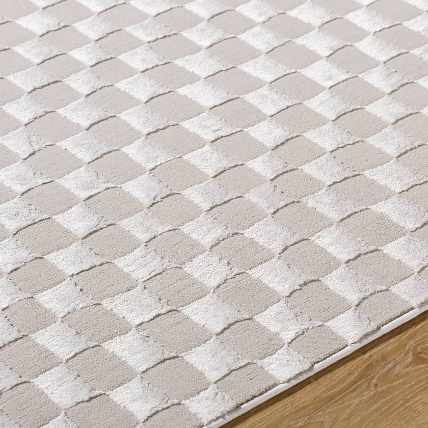 Ayleen Modern Taupe/Tan Washable Area Rug