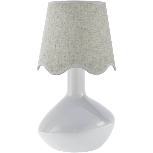 Eiman Rustic White/Wheat Table Lamp