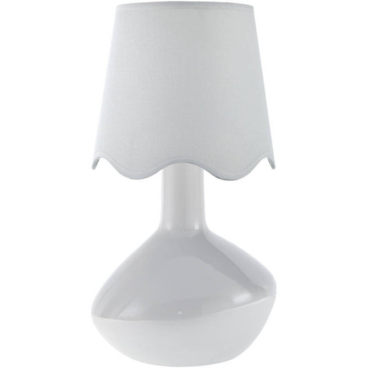 Eiman Rustic White Table Lamp
