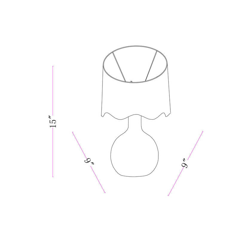 Rondy Rustic Wheat Table Lamp