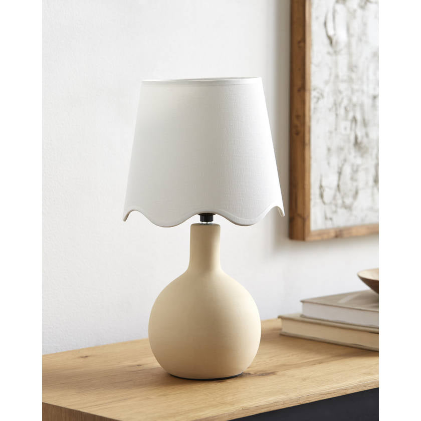 Rondy Rustic Cream/White Table Lamp