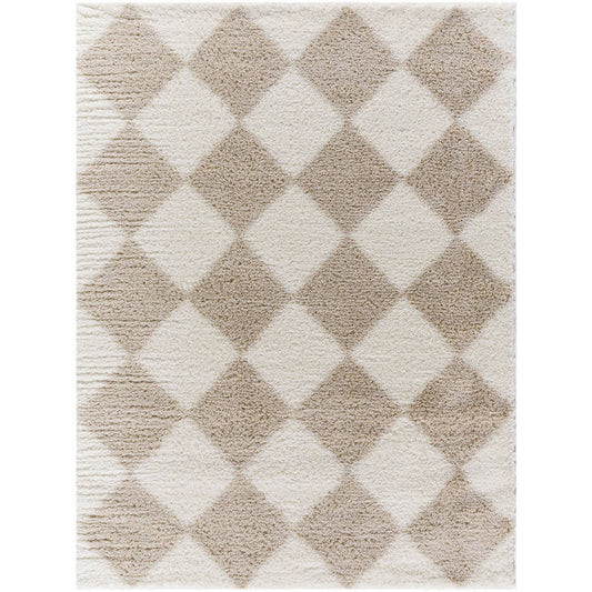 Adonica Modern Light Brown Area Rug