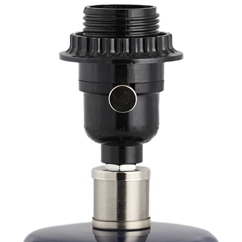 Tereza Rustic Dark Blue/Wheat Table Lamp