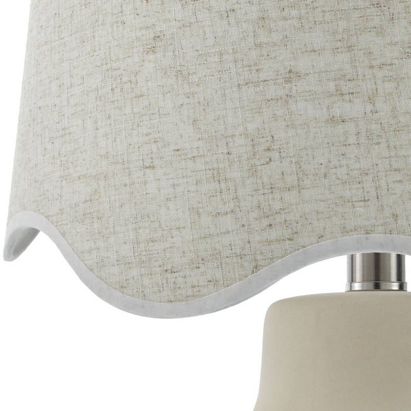 Tereza Rustic Cream/Wheat Table Lamp