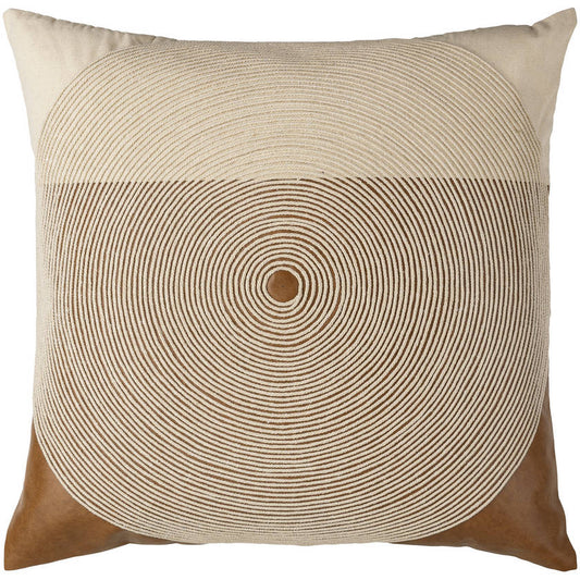 Laresa Beige/Brown Pillow Cover