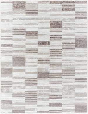 Rison Modern Light Beige Area Rug