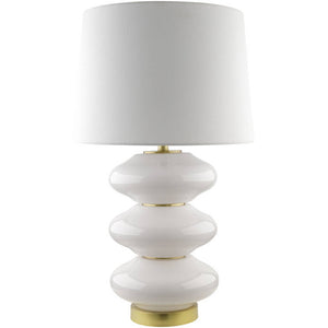 Shauri Traditional White Table Lamp