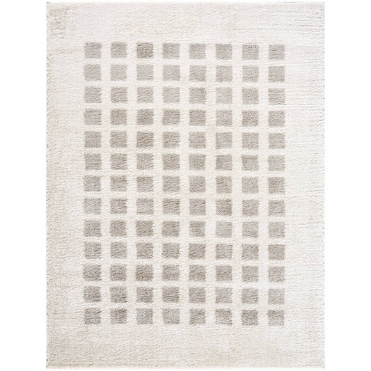 Noam Modern Medium Gray Washable Area Rug