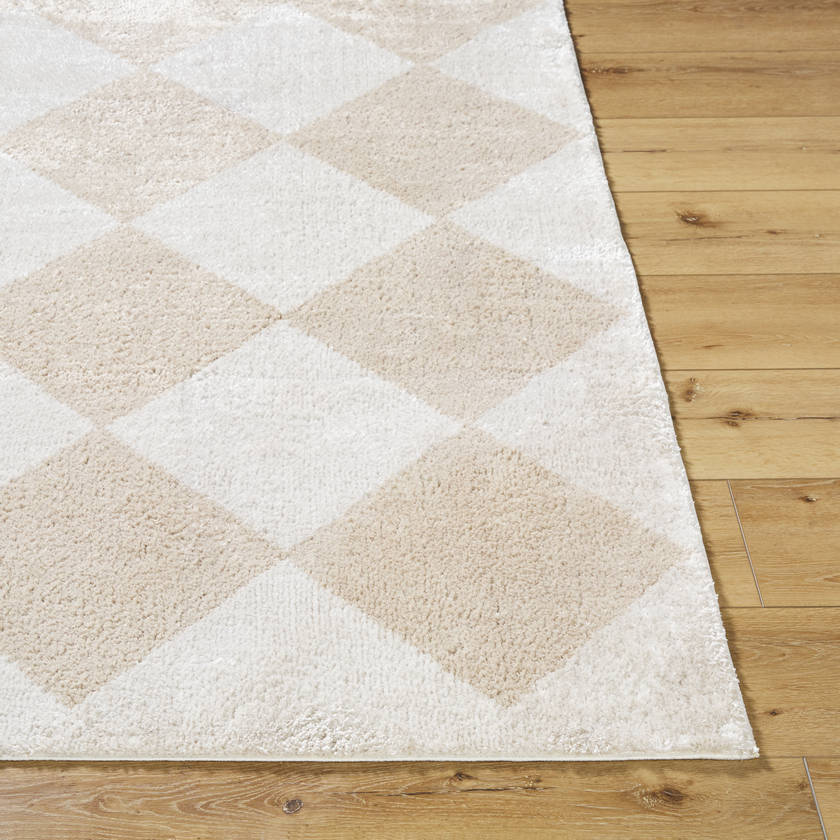 Jason Modern Beige Washable Area Rug