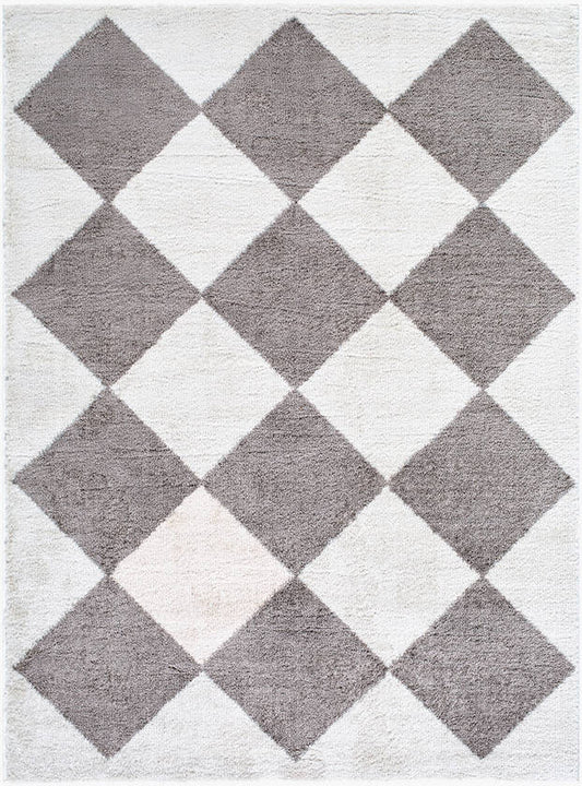Jason Modern Charcoal Washable Area Rug