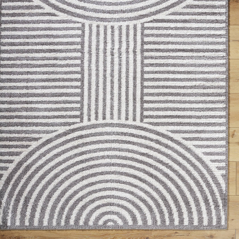 Marcela Modern Charcoal Washable Area Rug