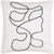 Allon White/Black Pillow Cover
