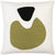 Patria White/Olive Pillow Cover