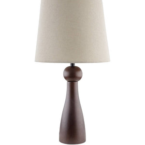 Edgardo Modern Dark Brown Table Lamp
