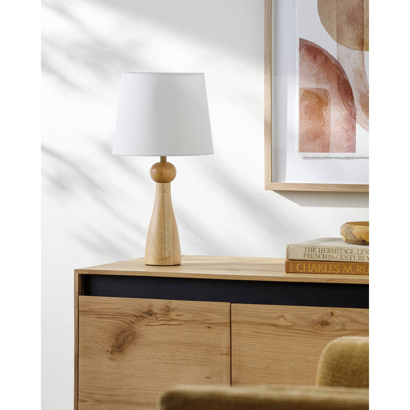 Edgardo Modern Beige Table Lamp