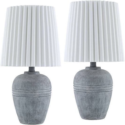 Dwanna Modern Gray Table Lamp