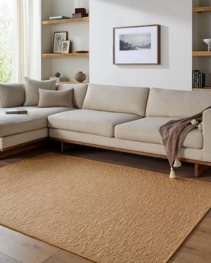 Tracy Cottage Tan Washable Area Rug