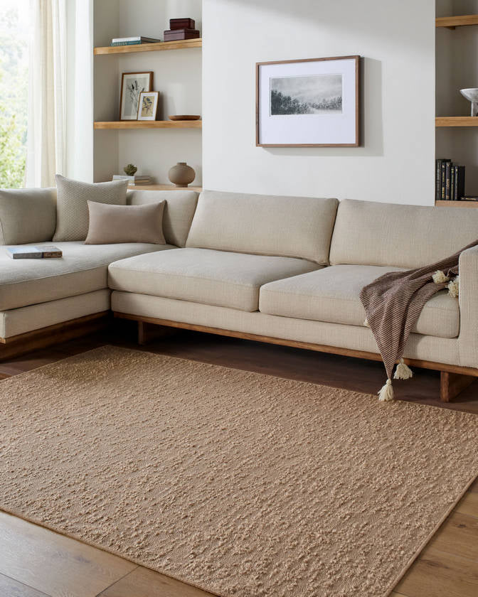 Tracy Cottage Taupe Washable Area Rug