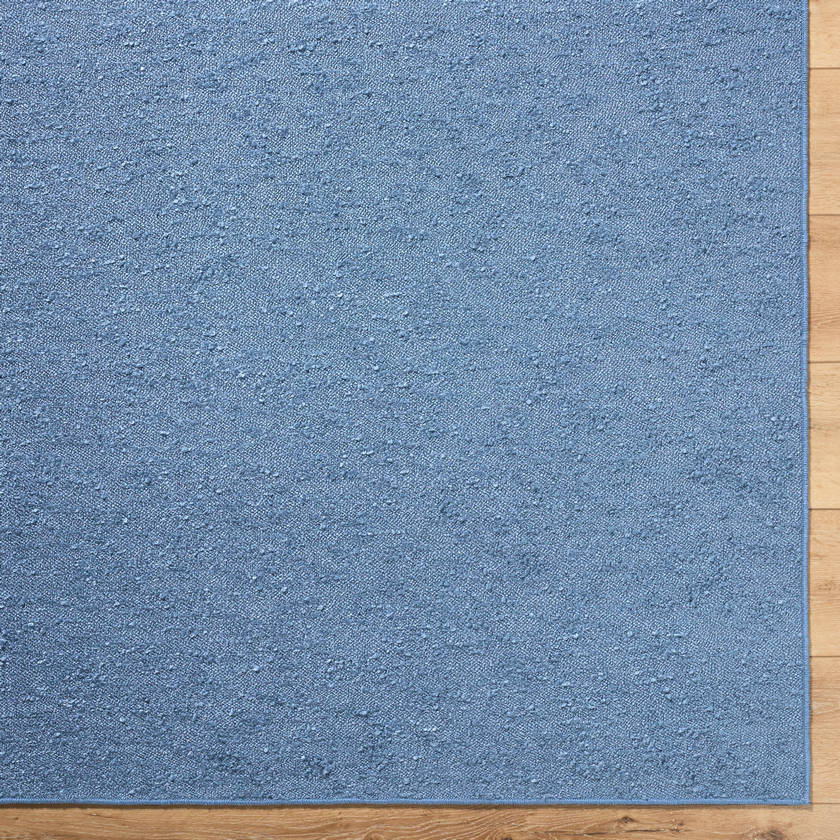 Tracy Cottage Slate Blue Washable Area Rug