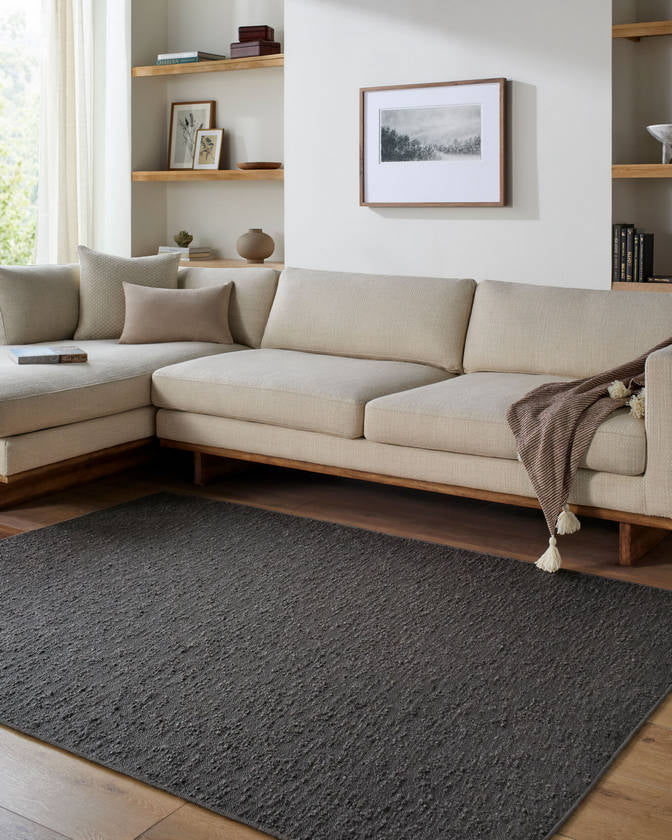 Tracy Cottage Charcoal Washable Area Rug