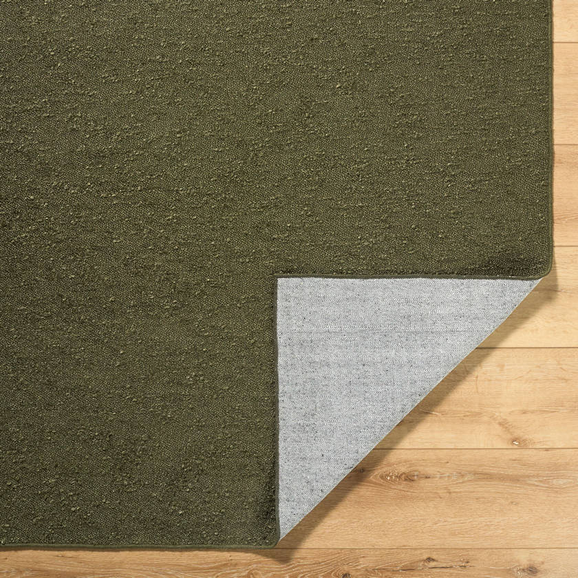 Tracy Cottage Olive Green Washable Area Rug