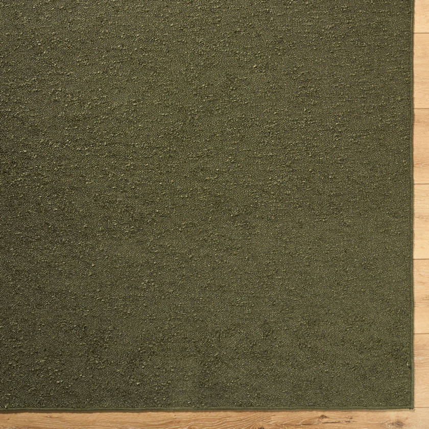 Tracy Cottage Olive Green Washable Area Rug
