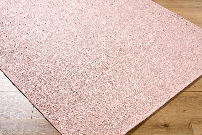 Tracy Cottage Blush Pink Washable Area Rug
