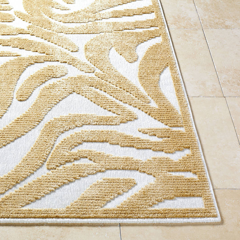 Cedar Vale Modern Mustard Washable Area Rug