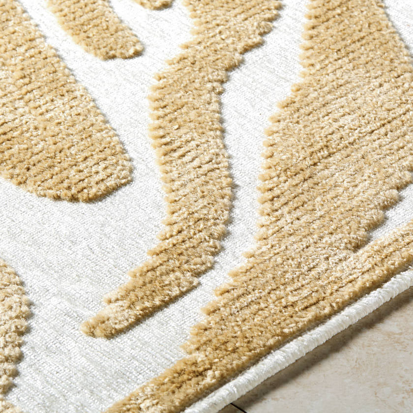 Cedar Vale Modern Mustard Washable Area Rug