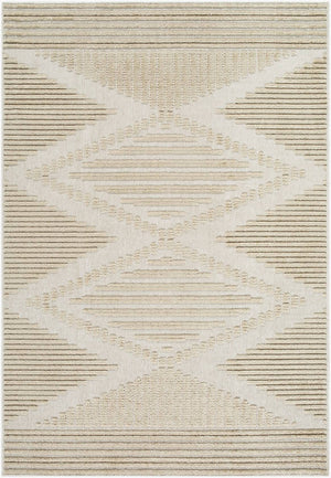 Rosamond Global Light Brown Washable Area Rug