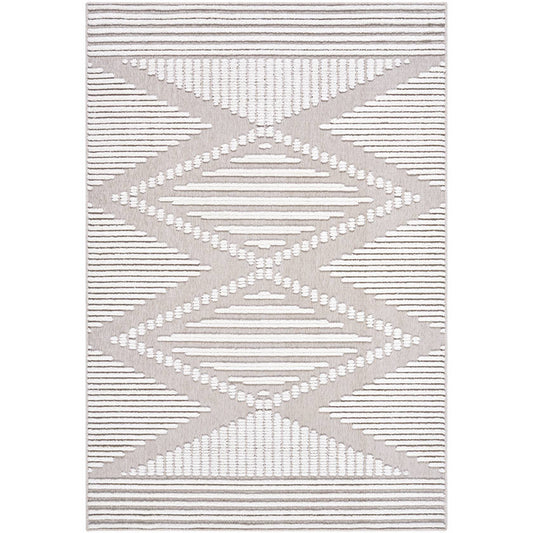 Rosamond Global Beige Washable Area Rug