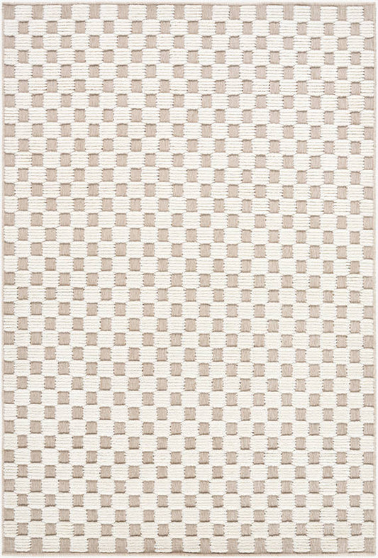 Jozette Modern Cream Washable Area Rug