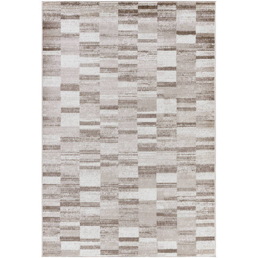 Dantrell Modern Dark Brown Area Rug