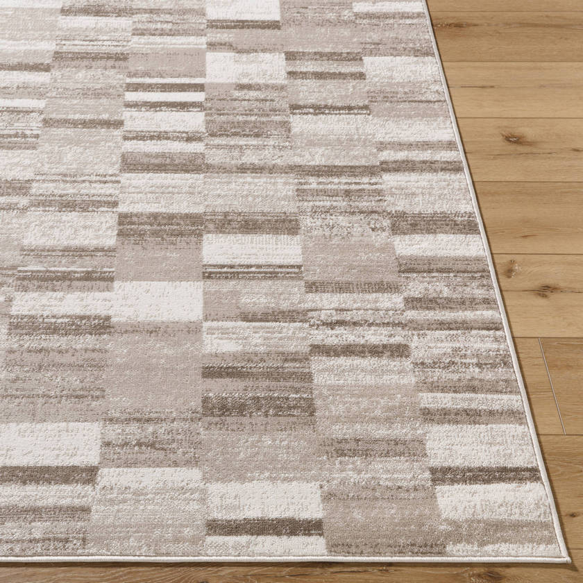 Dantrell Modern Dark Brown Area Rug