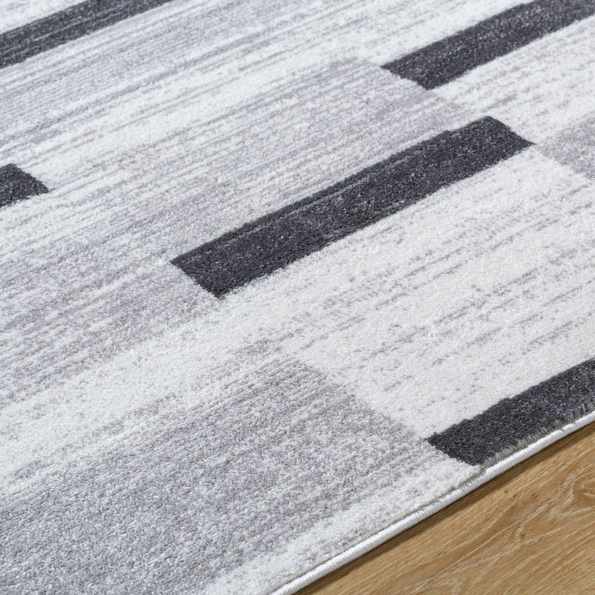 Trish Modern Black Area Rug