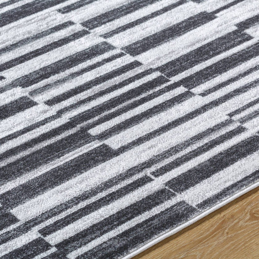Ann Modern Black Area Rug