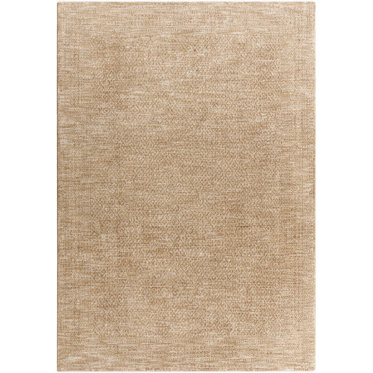 Joshus Traditional Medium Brown Area Rug
